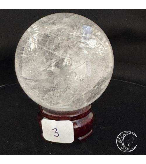 Sphère en Cristal de roche modèle 3