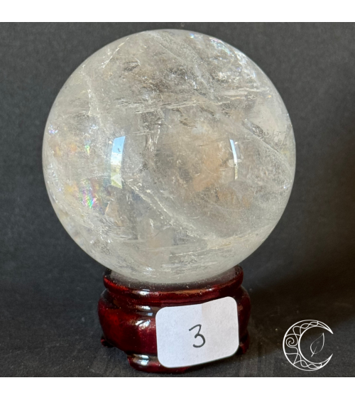 Sphère en Cristal de roche modèle 3