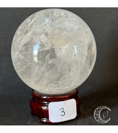 Sphère en Cristal de roche modèle 3