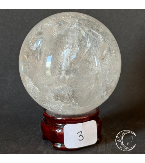Sphère en Cristal de roche modèle 3