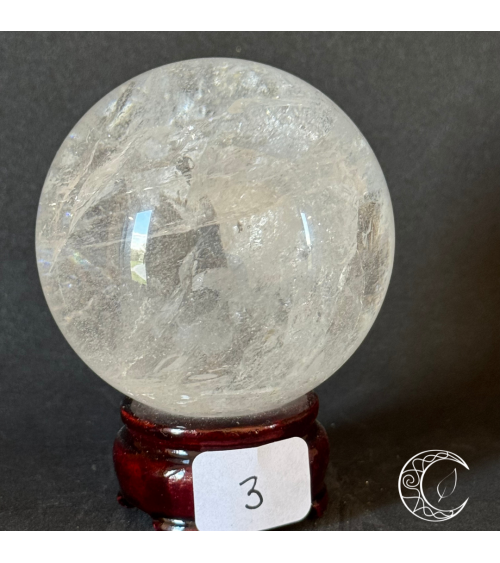 Sphère en Cristal de roche modèle 3