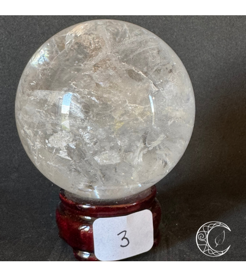 Sphère en Cristal de roche modèle 3