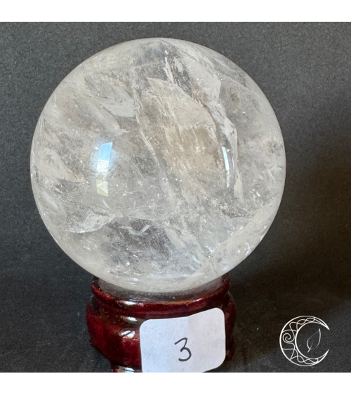 Sphère en Cristal de roche modèle 3