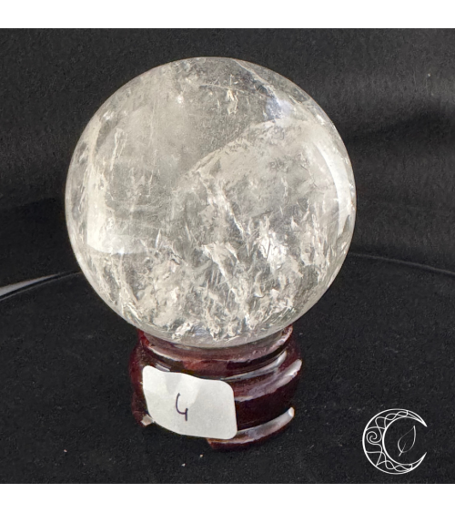 Sphère en Cristal de roche modèle 4