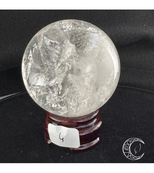 Sphère en Cristal de roche modèle 4