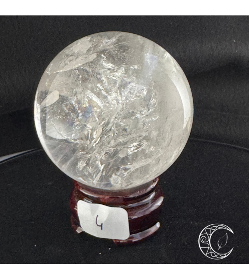 Sphère en Cristal de roche modèle 4