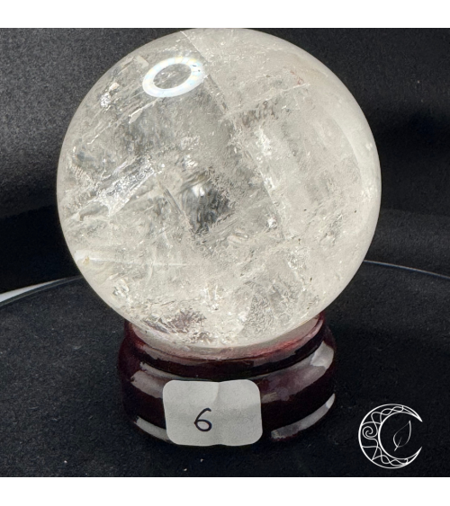 Sphère en Cristal de roche modèle 6