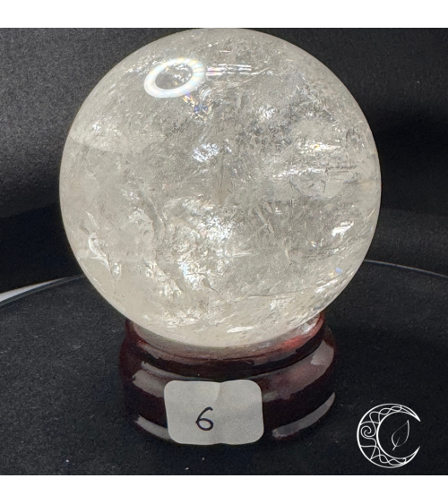 Sphère en Cristal de roche modèle 6
