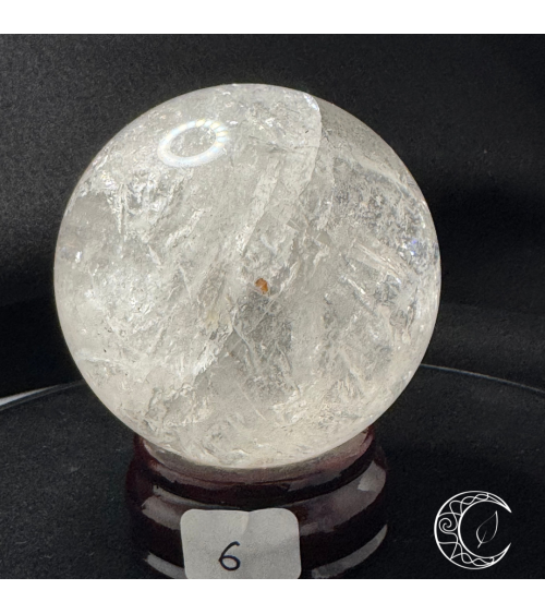 Sphère en Cristal de roche modèle 6