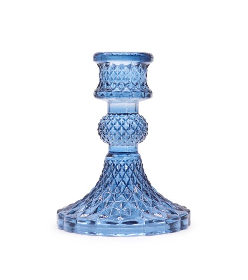 Bougeoir bleu