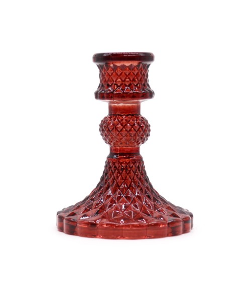 Bougeoir rouge