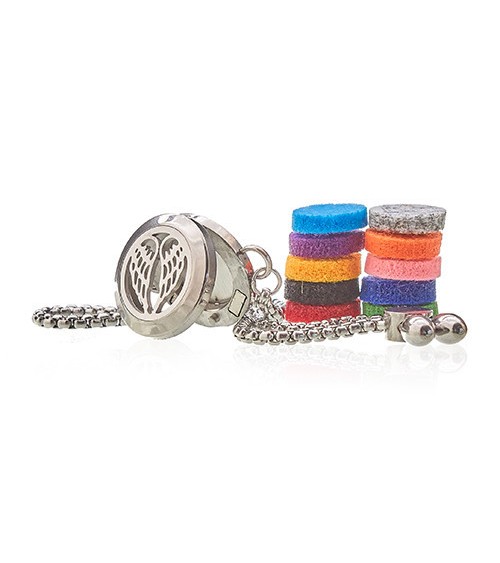 Bracelet médaillon diffuseur Ange 20 mm