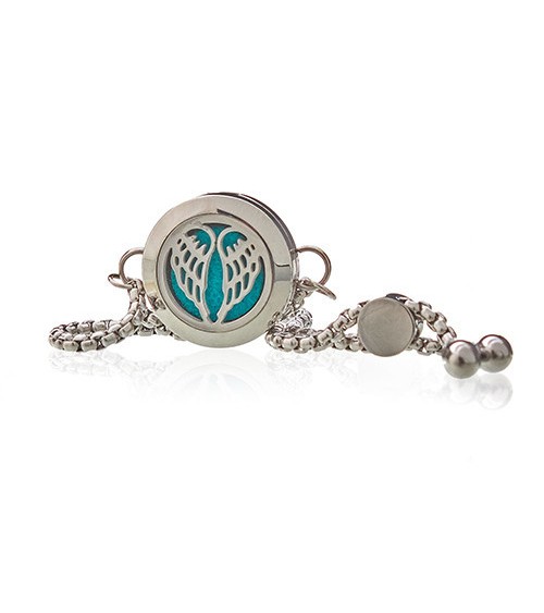 Bracelet médaillon diffuseur Ange 20 mm