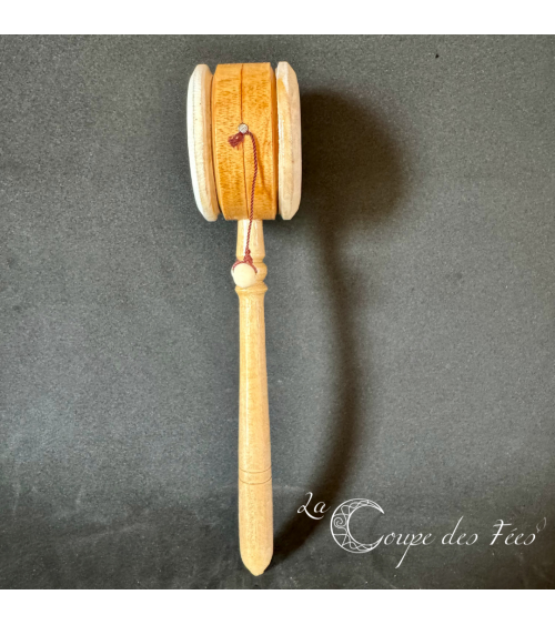 Tambour de singe en bois