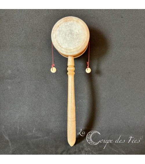 Tambour de singe en bois
