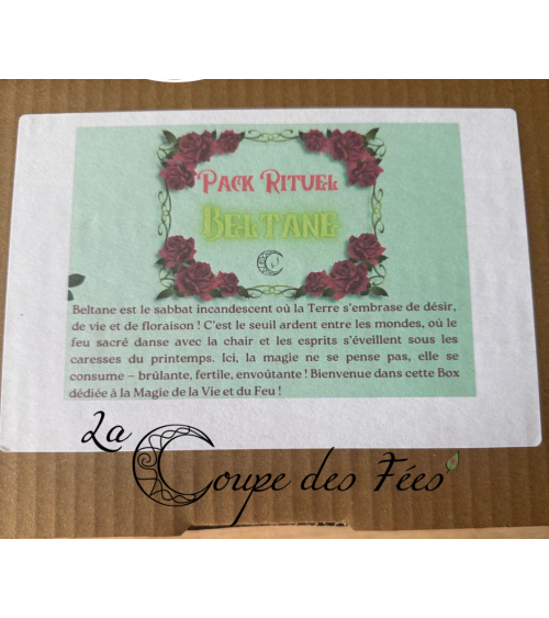 Coffret Rituel de Beltane La Coupe des Fées