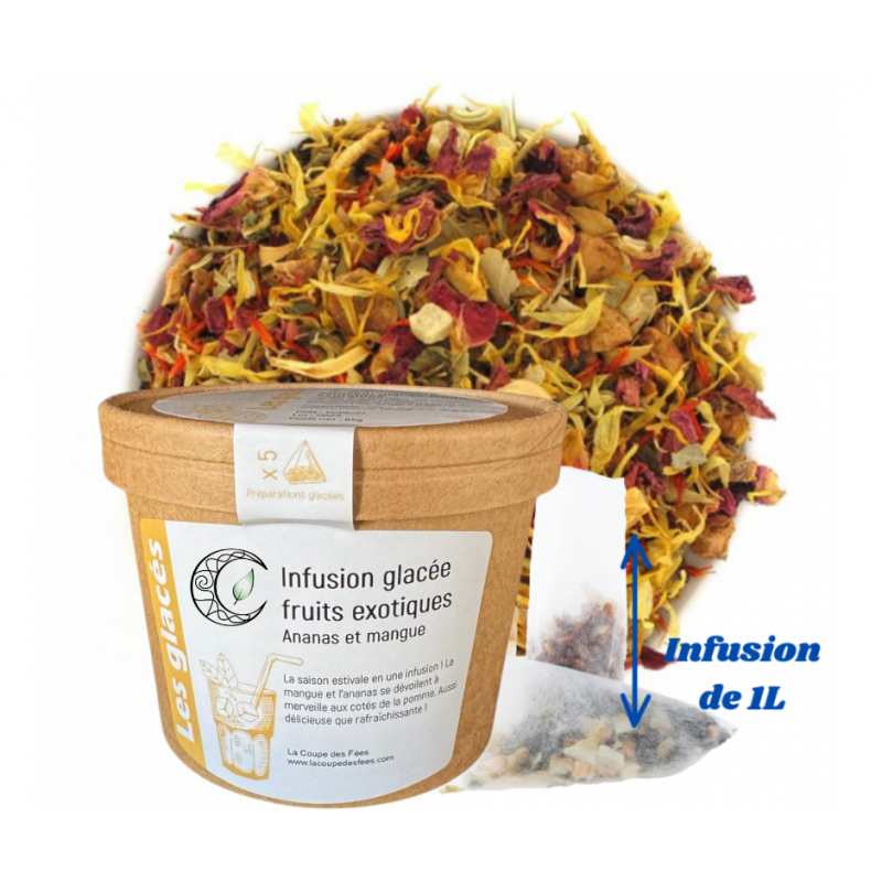 Infusion glacée Fruits Exotiques – Ananas & Mangue