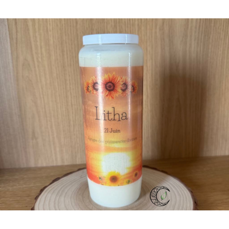 Neuvaine Litha – Bougie Rituelle pour le Solstice d’Été