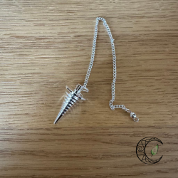 Pendule Générateur à Spirale en Laiton argenté