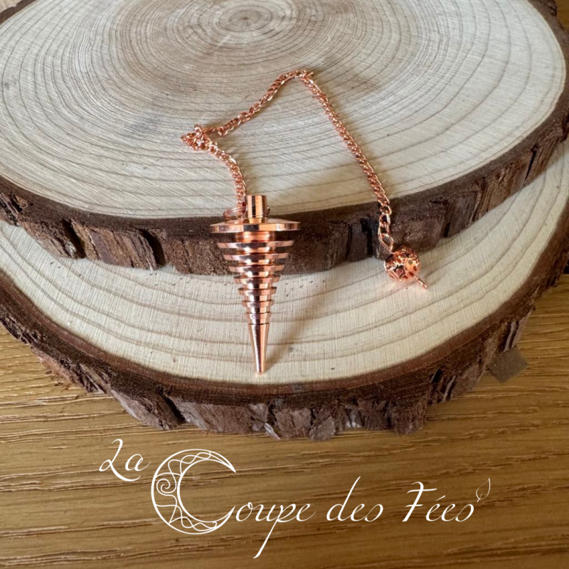 Pendule Générateur à Spirale en Laiton cuivré