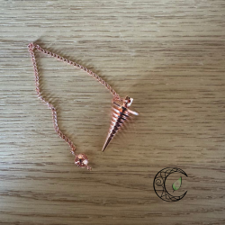 Pendule Générateur à Spirale en Laiton cuivré