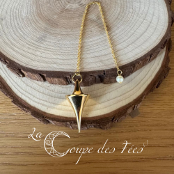 Pendule Kito Doré – Outil de Divination Élégant et Précis