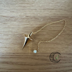 Pendule Kito Doré – Outil de Divination Élégant et Précis