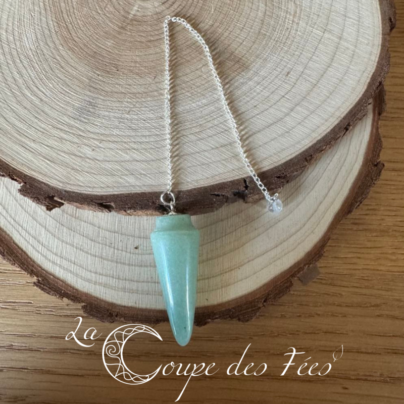 Pendule Cône en Aventurine Verte