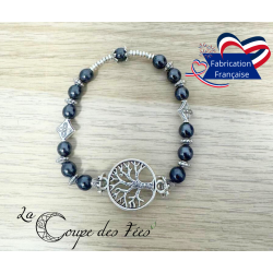 Perles de Prières – Bracelet Rituel en Hématite (13 perles)