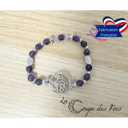 Perles de Prières – Bracelet Rituel en Améthyste (13 perles)