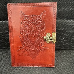 Grimoire Chouette cuir