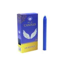 Bougies Rituel Guidance - Bleues 10 pièces