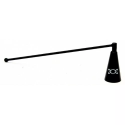Éteignoir à Bougies – Triple Lune en Métal Noir (25 cm)