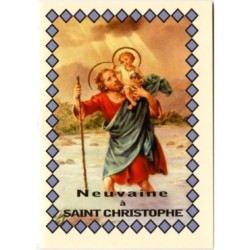 Livret de Neuvaine Saint Christophe (15 x 10 cm)