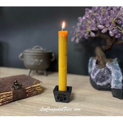 Bougie rituelle en cire d'abeille MM