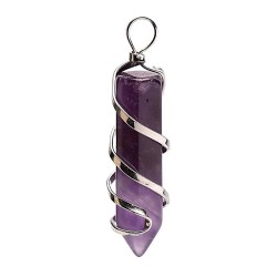 Pendentif Améthyste enlacée