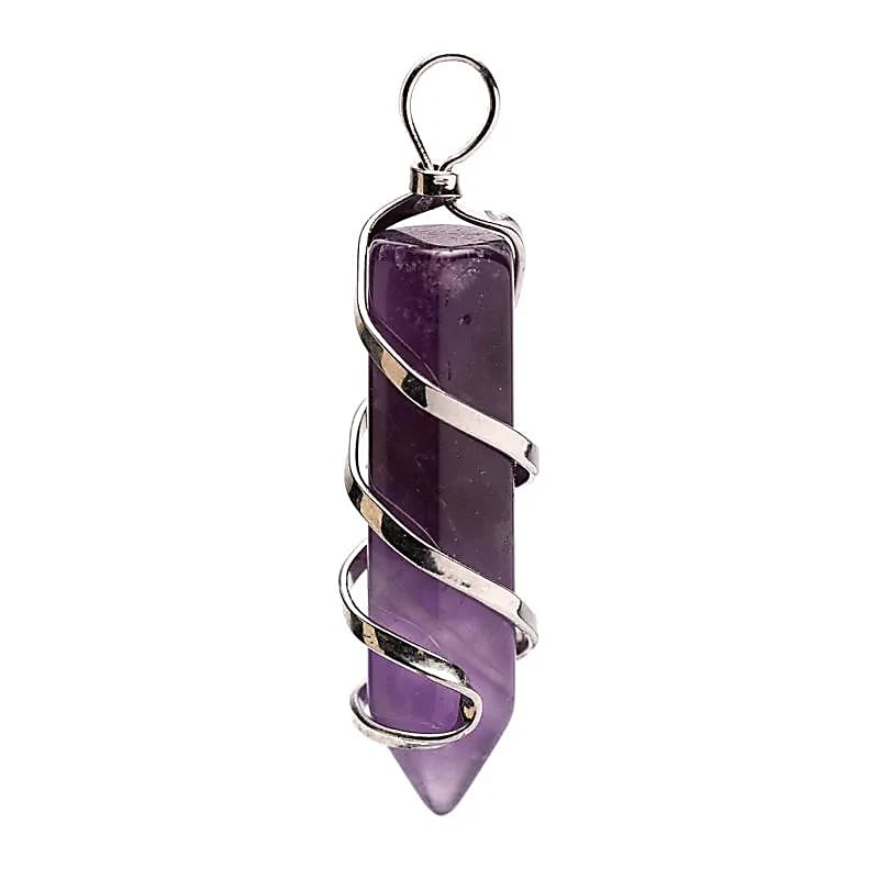 Pendentif Améthyste enlacée