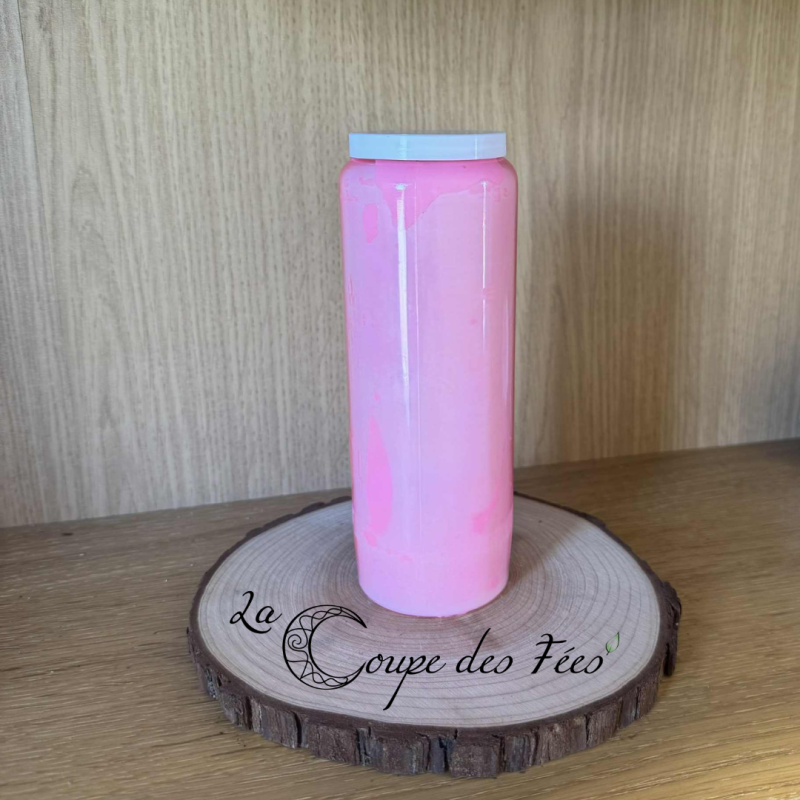 Neuvaine Unie Rose – Bougie de prière 9 jours