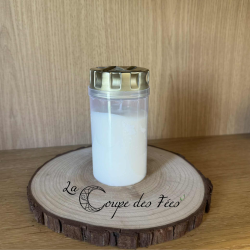 Bougie de cimetière blanche – Utilisation extérieure – 50H