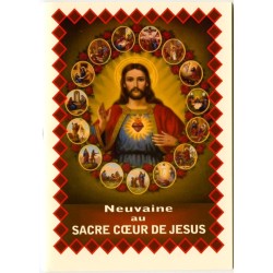 Livret de Neuvaine Sacré Coeur de Jésus (15 x 10 cm)