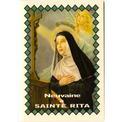 Livret de Neuvaine Sainte Rita (15 x 10 cm)