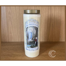 Neuvaine Notre-Dame de Lourdes – Bougie avec prière