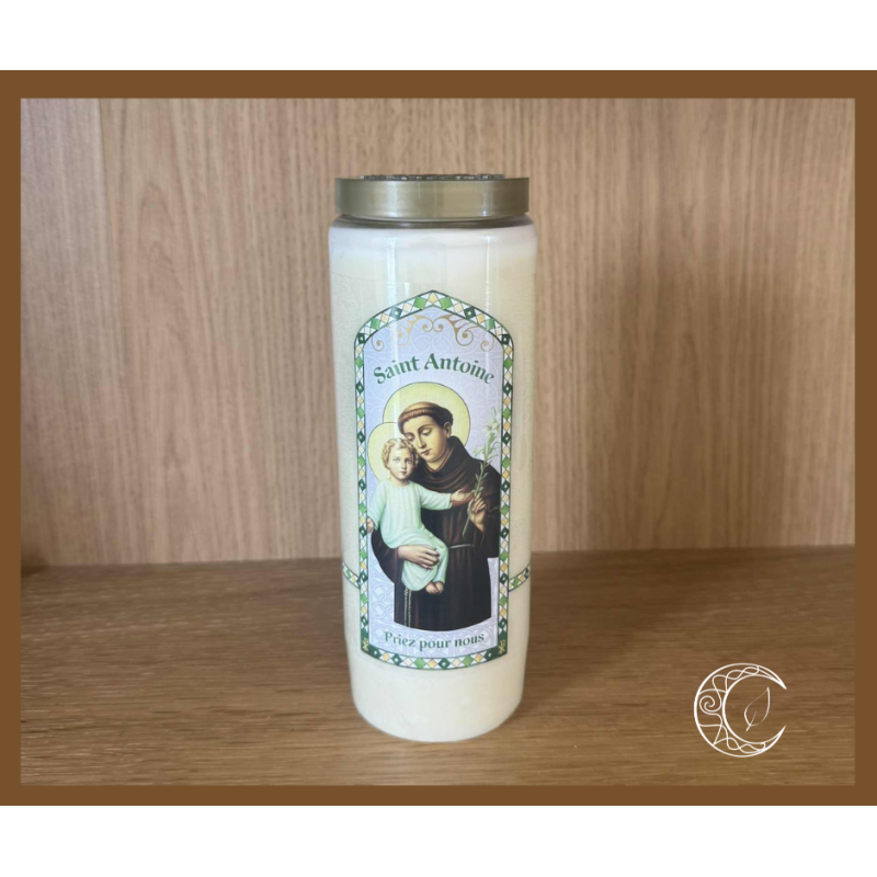 Neuvaine Saint Antoine de Padoue – Bougie avec prière