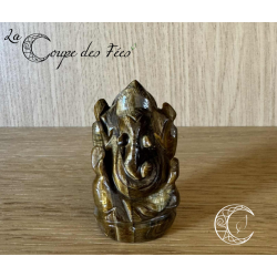 Ganesh en Oeil de Tigre