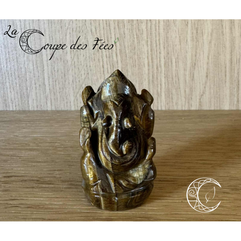 Ganesh en Oeil de Tigre