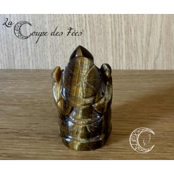 Ganesh en Oeil de Tigre