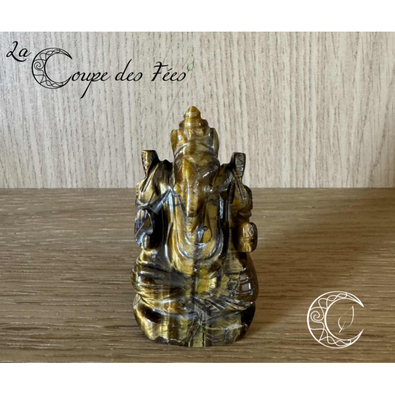 Ganesh en Oeil de Tigre