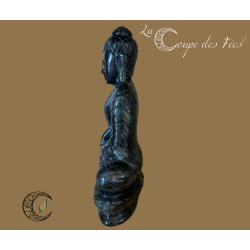 Statue de Bouddha en Labradorite – Qualité Extra 2