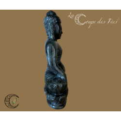 Statue de Bouddha en Labradorite – Qualité Extra 2