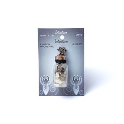 Fiole à Intention – Pierre de Lune & Symbole de la Déesse "Intuition"